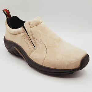 Merrell Jungle Moc Classic Everyday Performance Taupe Suede Shoe Women's Size 10